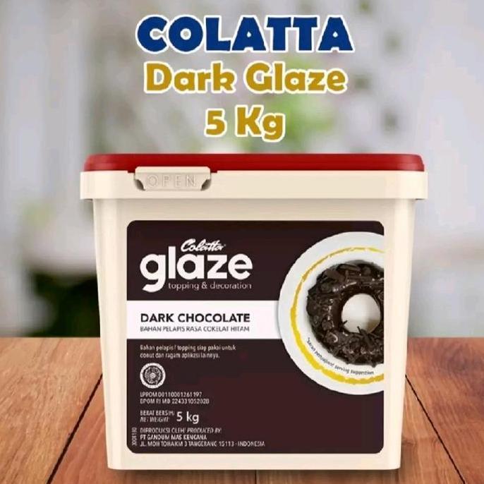 Ready stock] Colatta Dip Glaze 500gr Topping Donat cair