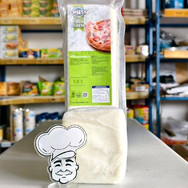Cheesy Mozarella Pizza Cheese 250Gr 300Gr Keju Pizza Mozarella Cheesy Keju Topping Pizza Cheesy