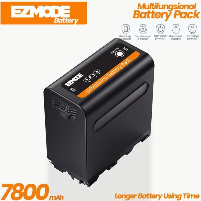Frembit- Ezmode Smart Battery Np-F970 Support Powerbank - 7800Mah