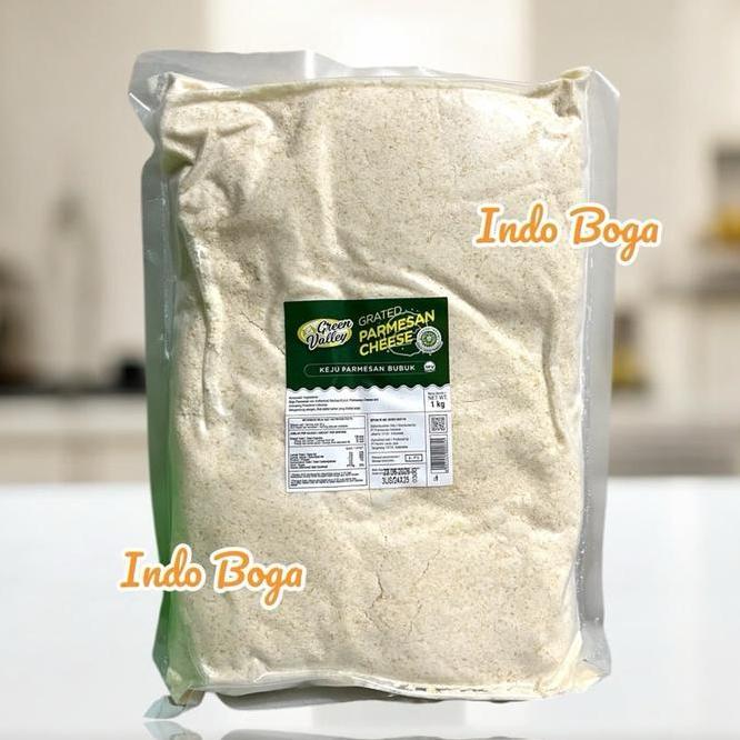 Green Valley Grated Parmesan Cheese 1 Kg Keju Parmesan Bubuk Parmesan Parut 1Kg