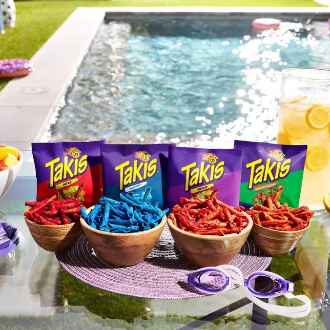 Takis Rolled Tortilla Chips Snack Makanan Ringan Keripik Jagung Pedas TS