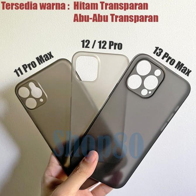Hard Case Ultra Thin Tipis iPhone 11 12 13 14 Mini Pro Max Casing