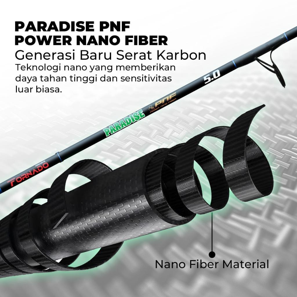 Paradise Joran Pancing Paradise Ii  Pnf Power Nano Fiber Joran Pancing Karbon Kuat Presisi Full Eva