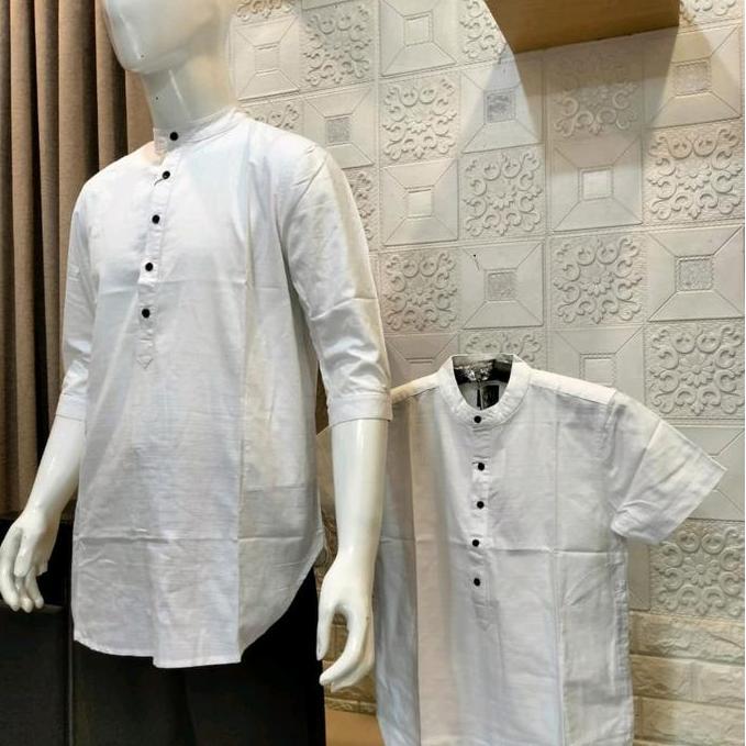 Kurta Kombinasi Couple Ayah dan Anak KS