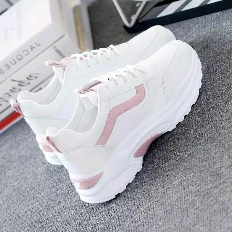 Discount HILYA1010 sepatu wanita sneaker putih casual sport korea Sepatu Sneakers Wanita Terbaru Cas