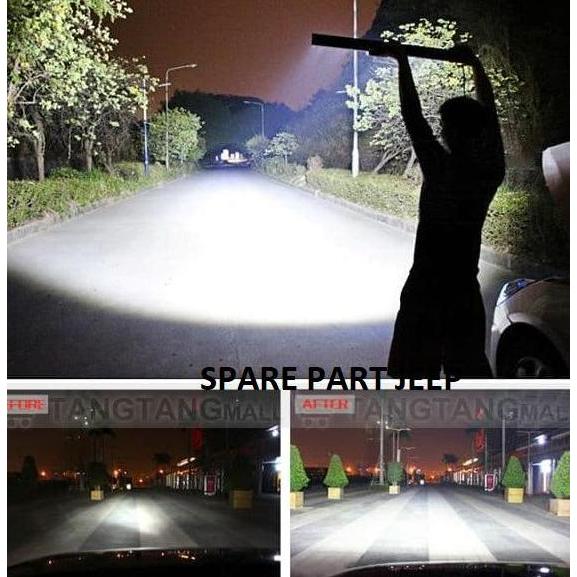 Promo Light Bar LED 5D Double Row Offroad 52 Inch 300 Watt Spot + Flood Diskon