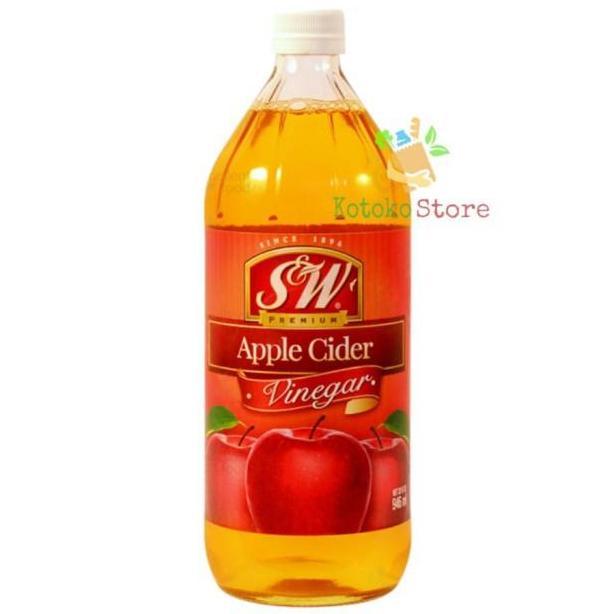 SW Apple Cider Vinegar / Cuka Apel SW / S&W Cuka Apel 946ml