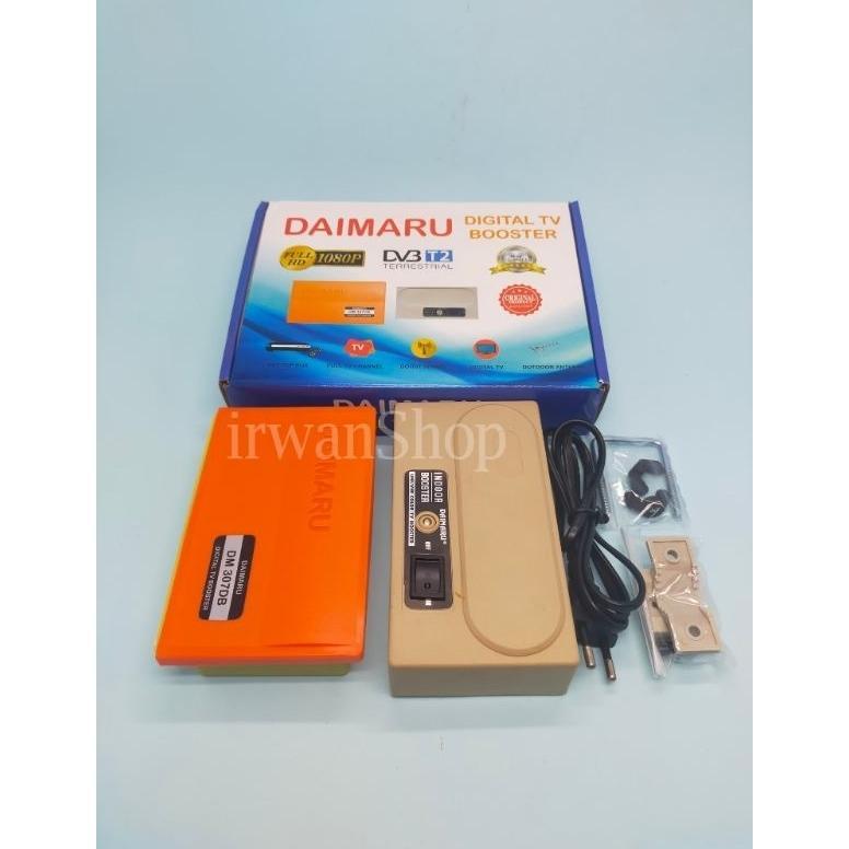 TERMURAH Booster Antena Tv Digital UHF Daimaru Komplit indoor outdoor