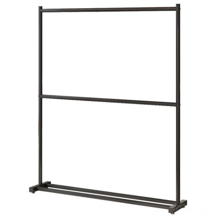 Gantungan Baju Besi Double Rak Baju Stand Hanger Gawang Jemuran Baju Jemuran Pakaian Hanger Baju Bes