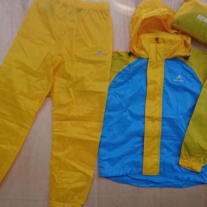 Jas hujan Eiger Anak Rainiest Kids 1.0 Raincoat Rainsuit kids Setelan murah