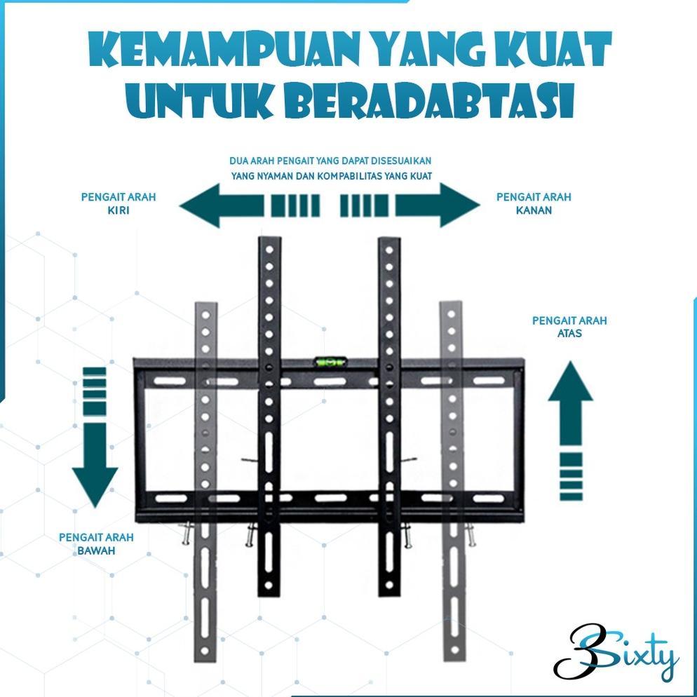 CUCI GUDANG BRACKET TV LED 14 17 19 20 22 24 27 32 40 43 Inch Universal Smart TV Digital LCD Braket 