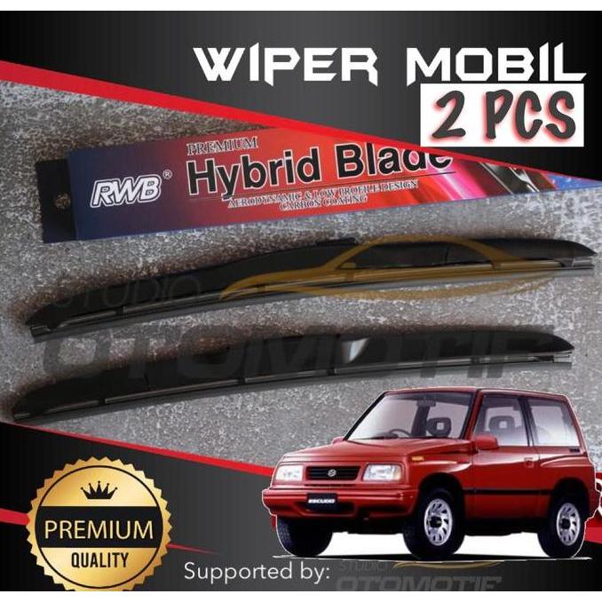 Wiper Escudo Sidekick Hybrid Rwb / Wiper Rwb Escudo Sidekick 2 Pcs Ready
