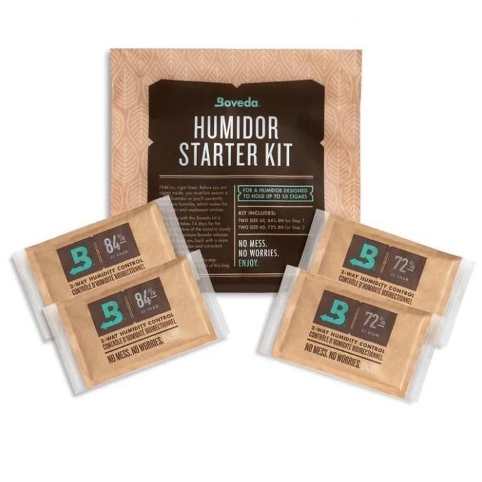 Boveda Humidor Starter Kit for Seasoning 50ct Humidor - Humidity Control