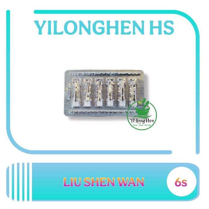 Liu Shen Wan Isi 6 Botol Obat Herbal China Untuk Sakit Tenggorokan Amandel Sariawan Panas Dalam Suar
