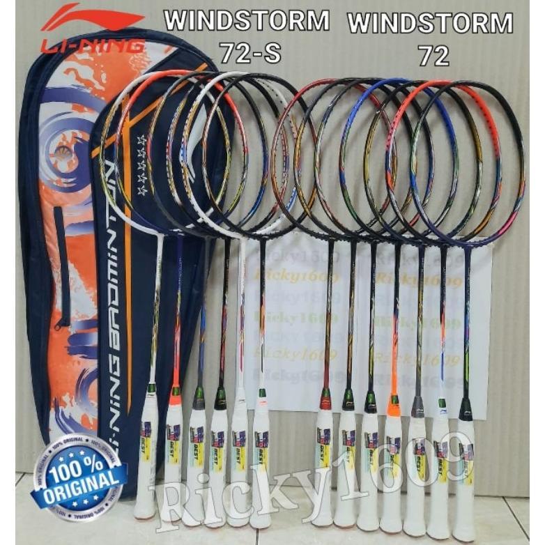 RAKET BADMINTON LINING WINDSTORM 72 / 72-S - RAKET LINING WINDSTORM 72 /72S - TENSION 30 LBS / AEROT