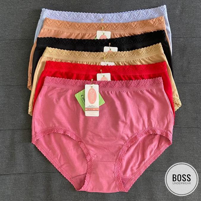 (3Pcs) Cd Yadaili Renda 613 / Celana Dalam Perempuan Katun Polos / Cd Yadaili Renda Katun, Cd Cewe K