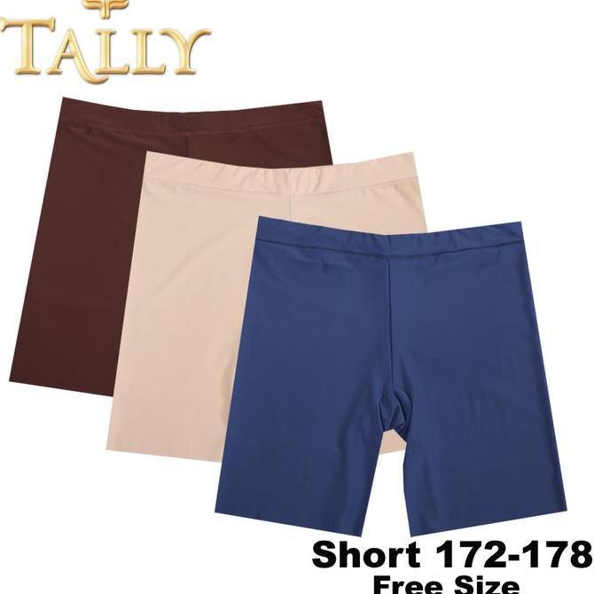 MD4 }} Tally 178 Short Pants Wanita Seamless Fit To XXXL