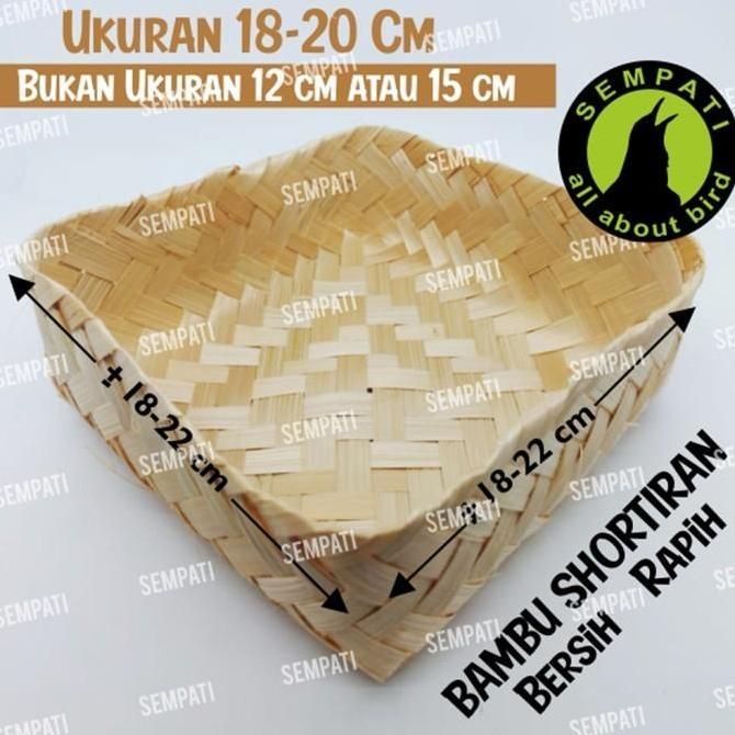 BESEK SIRIP SARANG WALET BESEK BAMBU ANYAMAN BESEK KOTAK HAMPERS BAKUL