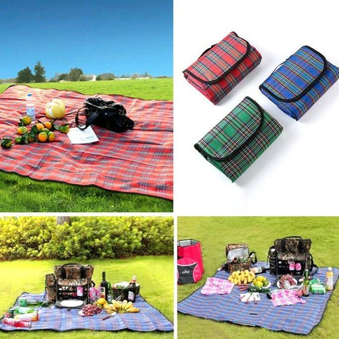 Tikar Lipat Microsatin - Tikar Piknik Lipat Waterproof