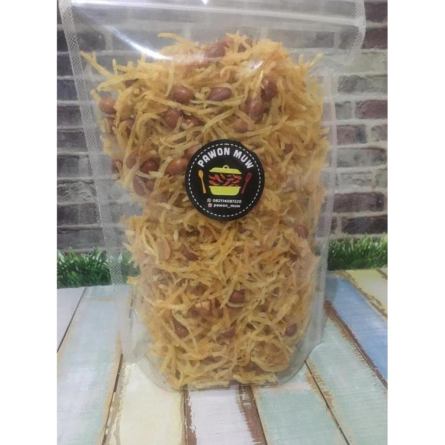 Lazatos- Kering Kentang Mustofa Teri Kacang/Kentang Mustofa/Kering Kentang