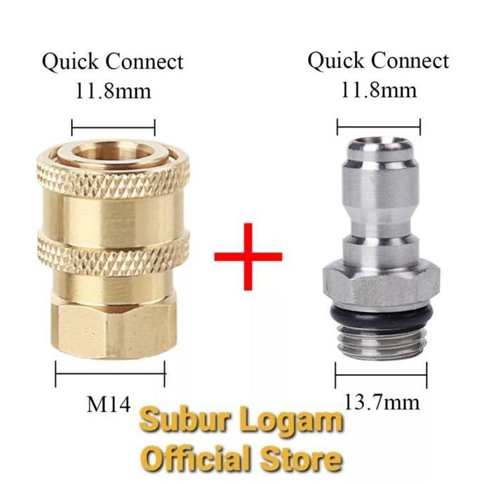 Connector Adapter Untuk Jet Cleaner Orion Superjet 100Sm Ke Foam Lance H&L Superjet100Sm Superjet 10