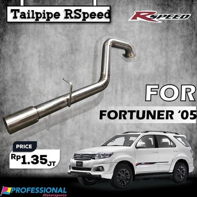 Promo aksesoris knalpot Tailpipe Fortuner VNT Diskon