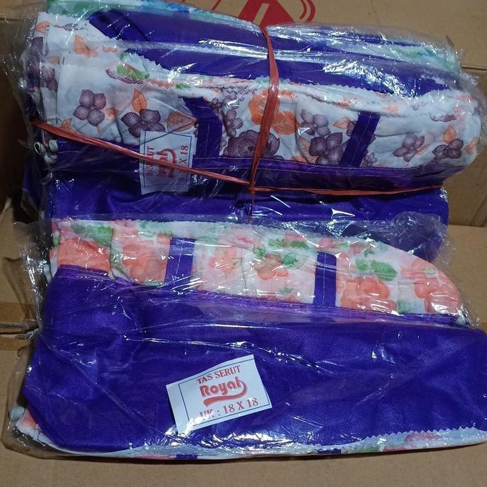 Picx- Tas Serut Kain / Goodie Bag / Kantong Tas Buat Dus Kotak Nasi / Snack