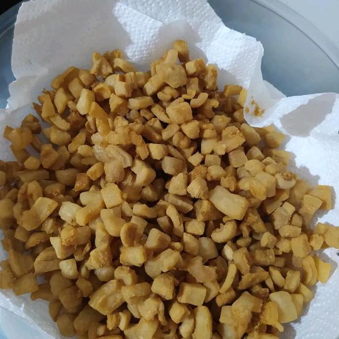 Lazatos- Bakphok / Bak Iu Phok / Lemak Babi Kering / Ampas Lemak Babi Kemasan 500Ml