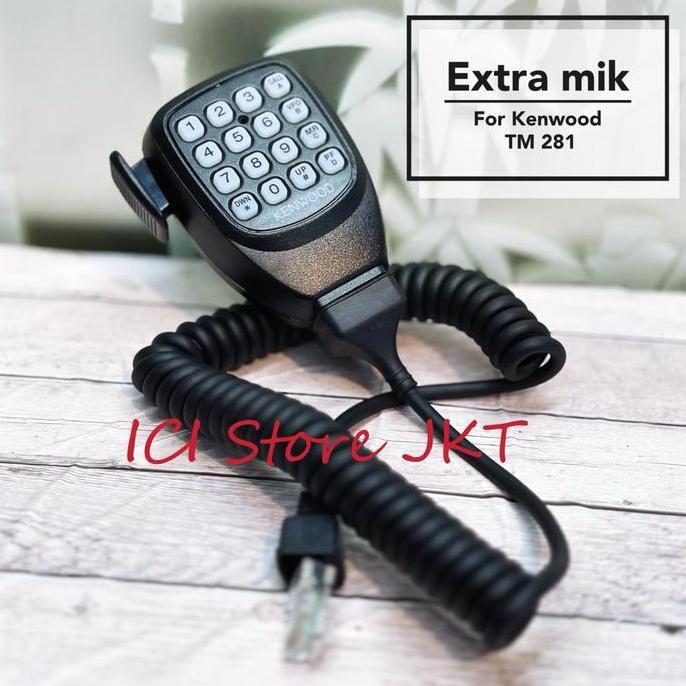 TERBARU - Microphone Radio Rig Kenwood TM 281