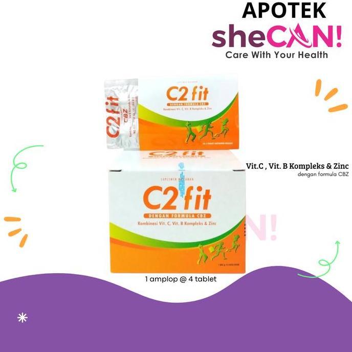 C2FIT Suplemen Vitamin C // Daya Tahan Tubuh ( per Strip )