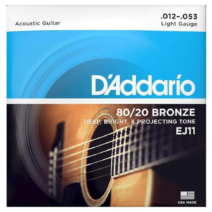 D'Addario Senar Gitar Akustik EJ-11 Acoustic Guitar String 12-53 Reg. Light (404000085)