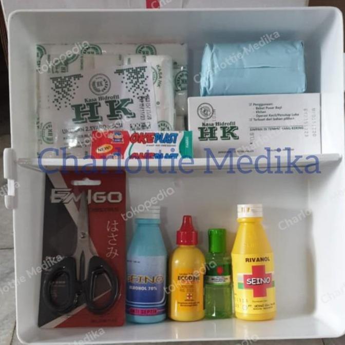 Kotak P3K Plus Isi / Kotak P3K Plus Isi Lengkap