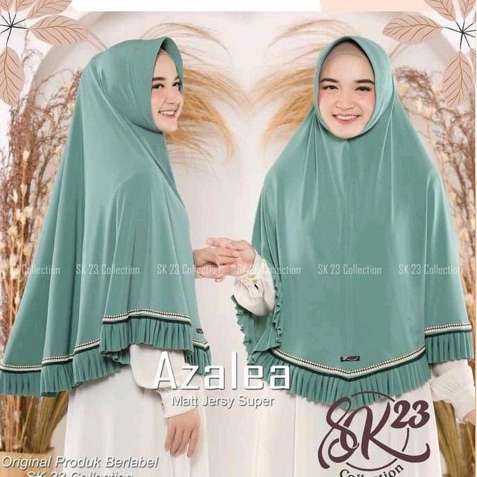 Xkxk- (Cod Hijab Instan Jumbo Syar'I Azalea Rempel Jilbab Instan Jersey Premium Kerudung Langsung Pa