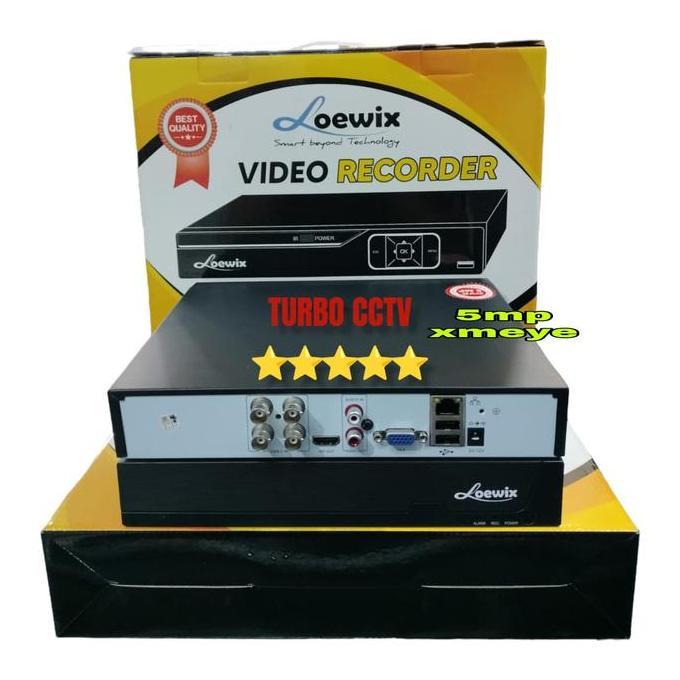 LOEWIX 5 MP DVR 4 CHANNEL LX-9504 4CH XMEYE FULL CHANNEL 5MP 6:1