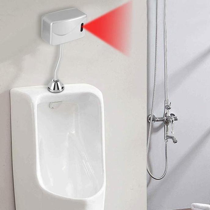 RINOKS Urinoir sensor flush otomatis bilas KM-603 DC silver