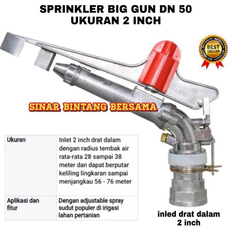 SPRINKLER BIG GUN DN 50 / PY 40 UKURAN 2 INCH