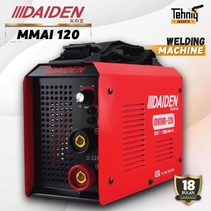 Daiden MMAI 120 Mesin Las Listrik / Trafo Las Daiden MMAI 120A Inverter Welding Machine Electric