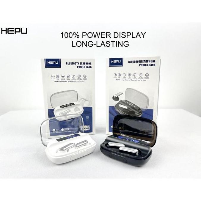 Bluetooth Earphone Wireless Power bank HP-670 (TERBAIK) (TERBARU) (TERMURAH)