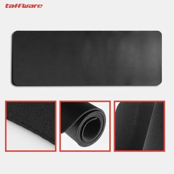 Funfake- Mouse Pad Gaming Xl Desk Mat Mousepad Besar Polos Ukuran 30X60/ 30X80/ 40X90/ 50X80 Cm Anti