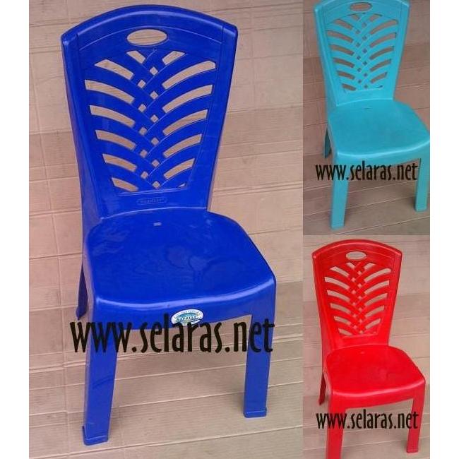 TERMURAH - Kursi Makan/ Kursi Kerja/ Kursi Resepsi Plastik Napolly 209 Biru