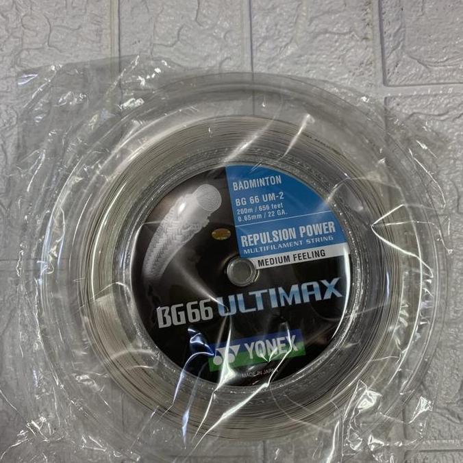 Loop- Senar Badminton Yonex Bg66 Ultimax / Bg 66 Ultimax Roll Sp Original