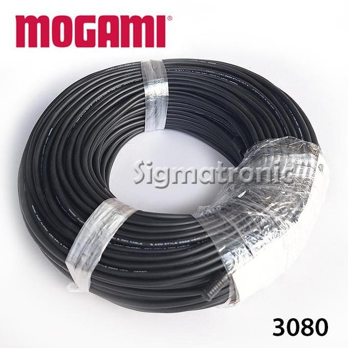 TERBARU - 1-Roll MOGAMI 3080 Original W3080 110 110-Ohm AES/EBU Digital Audio Cables Kabel