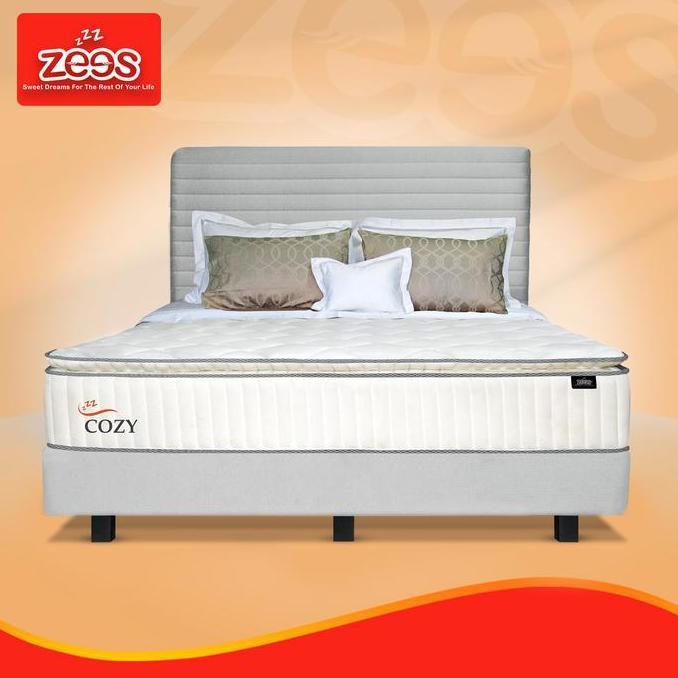 Zees Kasur Springbed Tipe Cozy Pillow Top - Mattress Only (TERBAIK) (TERBARU) (TERMURAH)