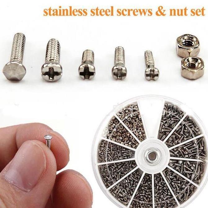 ~~~] BAUT KACAMATA / 600pcs repair kit set baut mur servis kacamata