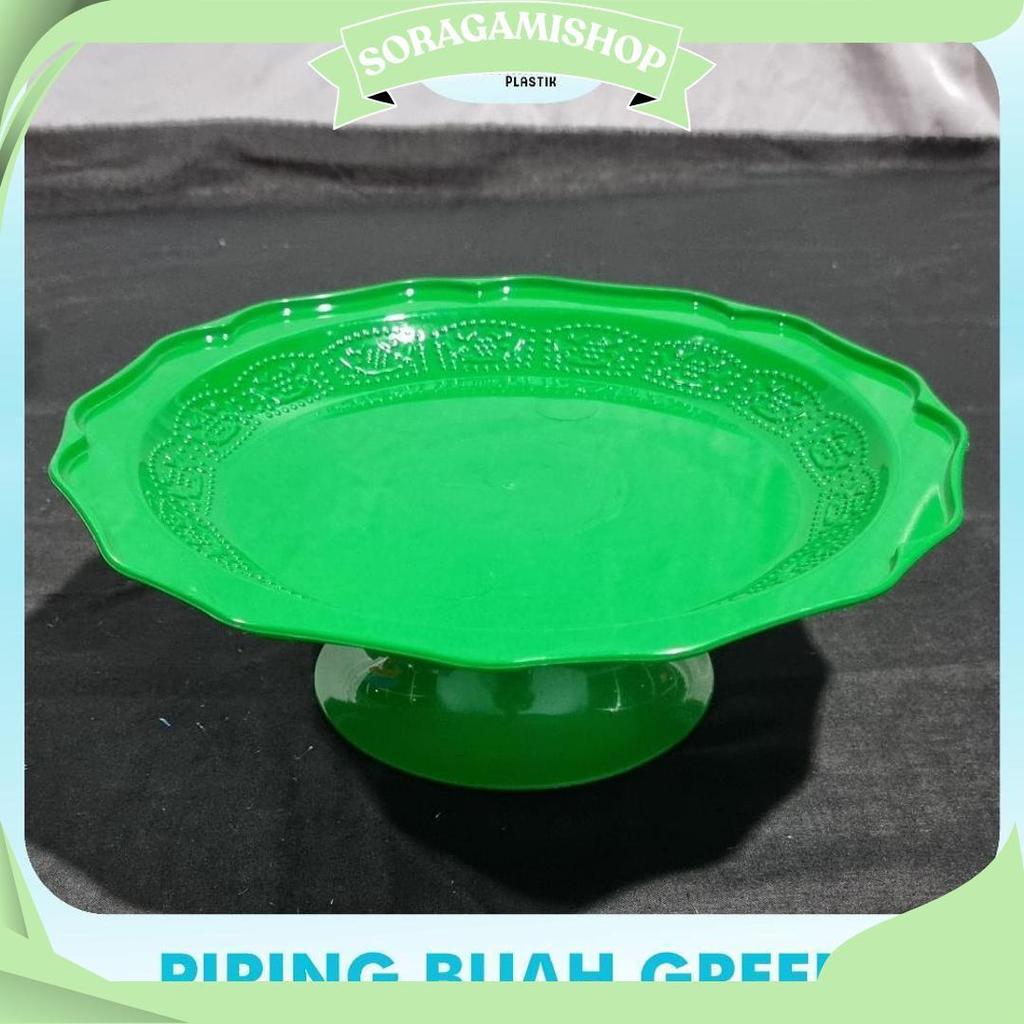 (2 Pcs) Piring Buah/Fruit Dish/Bosara Plastik Ori