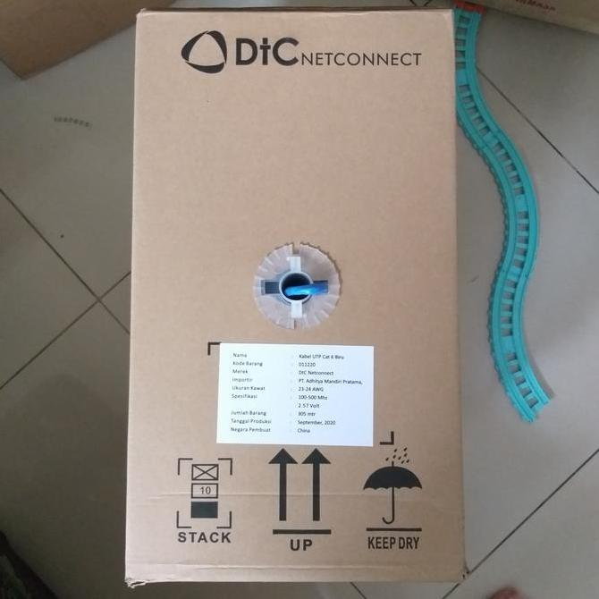 kabel lan utp cat 6 DTC NETCONNECT / Kabel UTP DTC CAT 6 305M