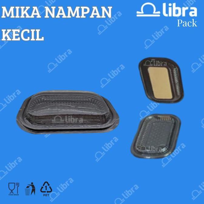 100 Pcs - Mika Kue Kecil Mika Nampan Kecil Alas Kue Snack Dan Tutup (TERBAIK) (TERBARU) (TERMURAH)