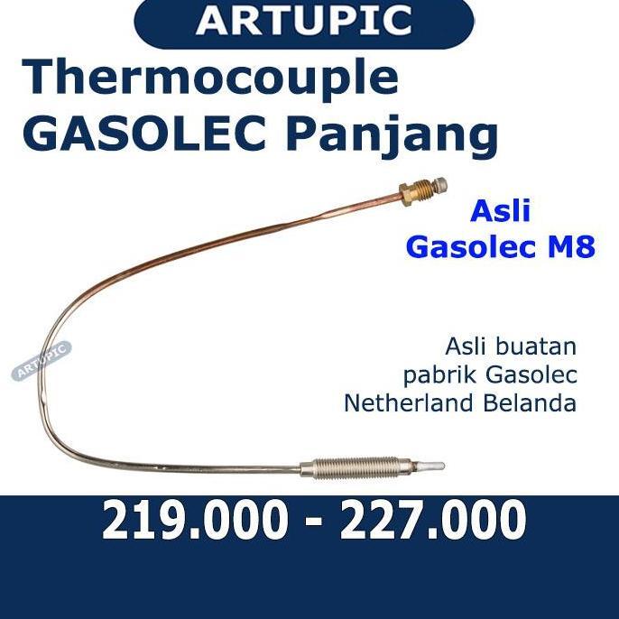 BEBAS ONGKIR - Thermocouple Gasolec Long M8 Asli Original Pematik Pemanas Kandang