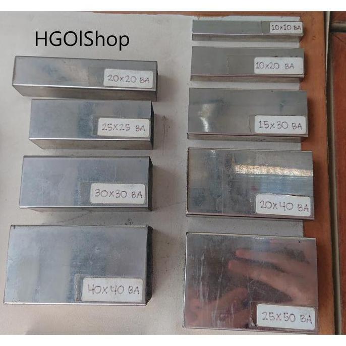 NEW - LENGKAP!!!!!!! HOLLOW STAINLESS 10 X 10 (KILAP/BA)
