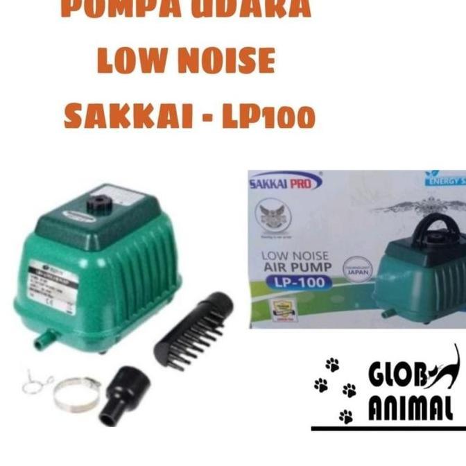 NEW AIRPUMP POMPA UDARA SAKKAI PRO LP100 LOW NOISE GELEMBUNG ANGIN AERATOR
